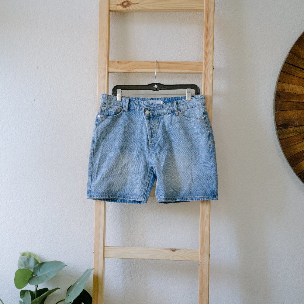 Adika Willis Wrap Denim Shorts